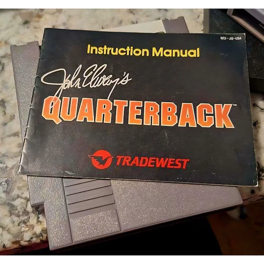 John Elway's Quarterback (Nintendo Entertainment System, 1989)MANUAL, FAST SHIP